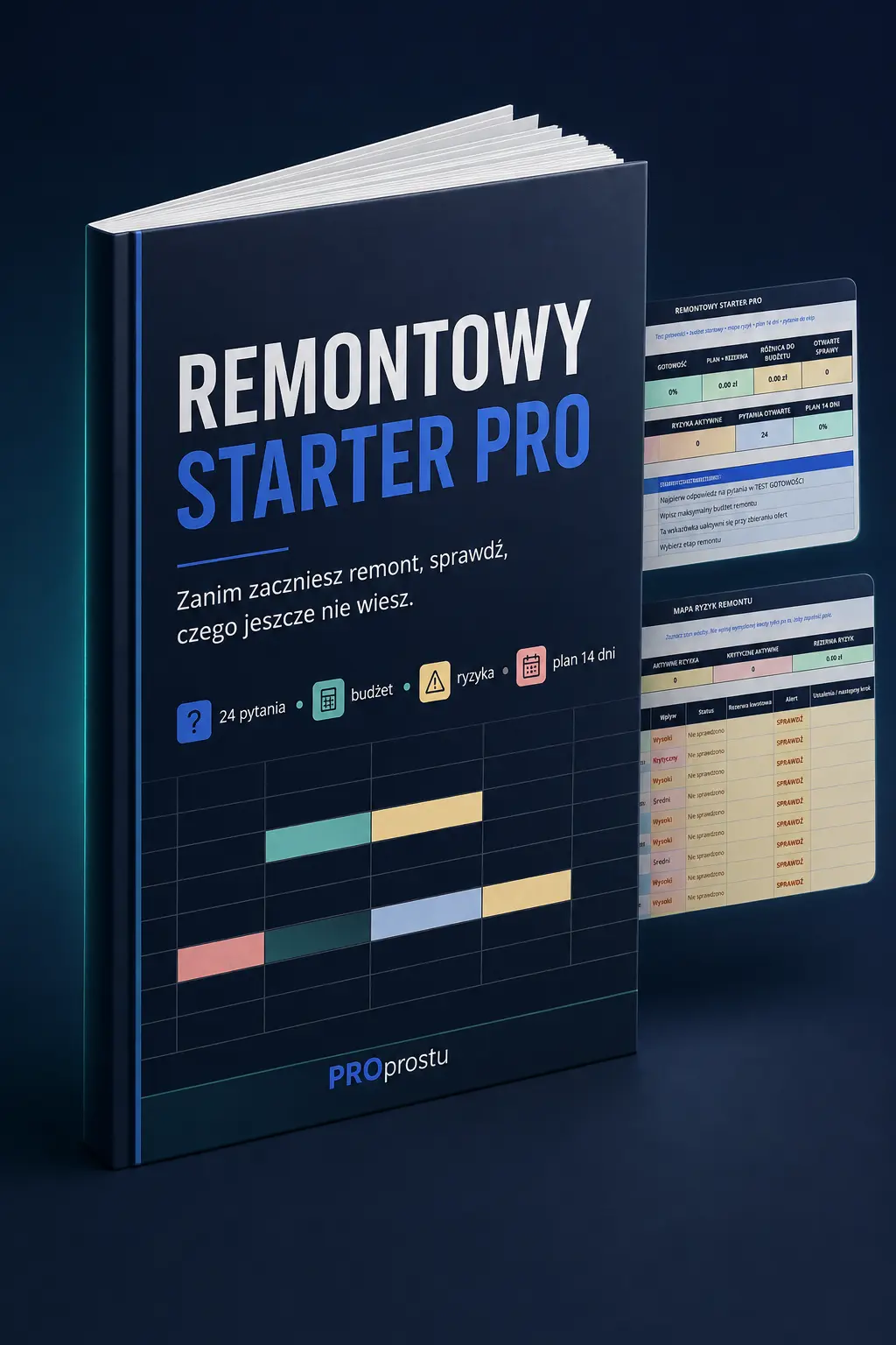 Remontowy Starter PRO z kartą wyniku i mapą ryzyk